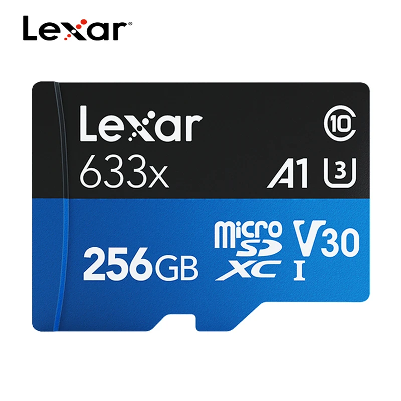  Lexar Micro SD 128GB 32GB 64GB 256GB 512GB Micro SD Card SD/TF Flash Card U1 U3 4K V10 V30 Memory Card microSD for Phone TF633X 