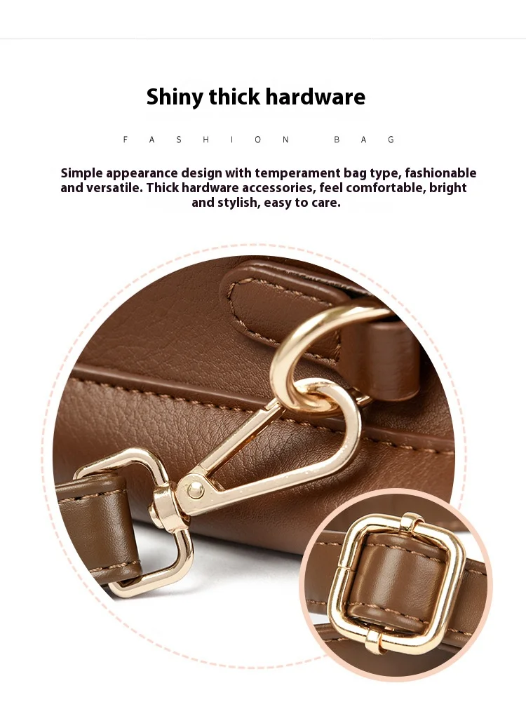 Neue Ankunft Luxus Frauen Umhängetaschen PU Satchel Handtaschen für Frauen Schulter Tote Geldbörsen Griff Satchel Geldbörse – Detail 3