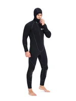 Men's 7mm Neoprene Hoodie Wetsuit, Front Zip Full Body Keep Warm Scuba Diving Suit Underwater Hunting Surfing Spearfishing 2