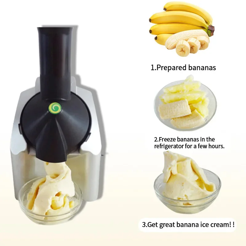 Description Picture 4 of item110V 220V 200W Sell Electronic Ice Cream Machine Household Electric Fruit Ice Cream Machine Children's Ice Cream Maker