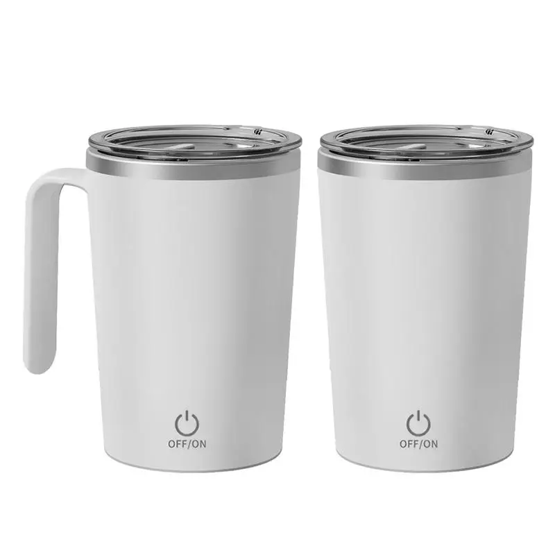 

Magnetic Stirring Cup 350ml Travel Mug With Magnetic Mixer And Lid Stainless Steel Mixing Cup Automatic Mixer Mug For Tea Coffee
