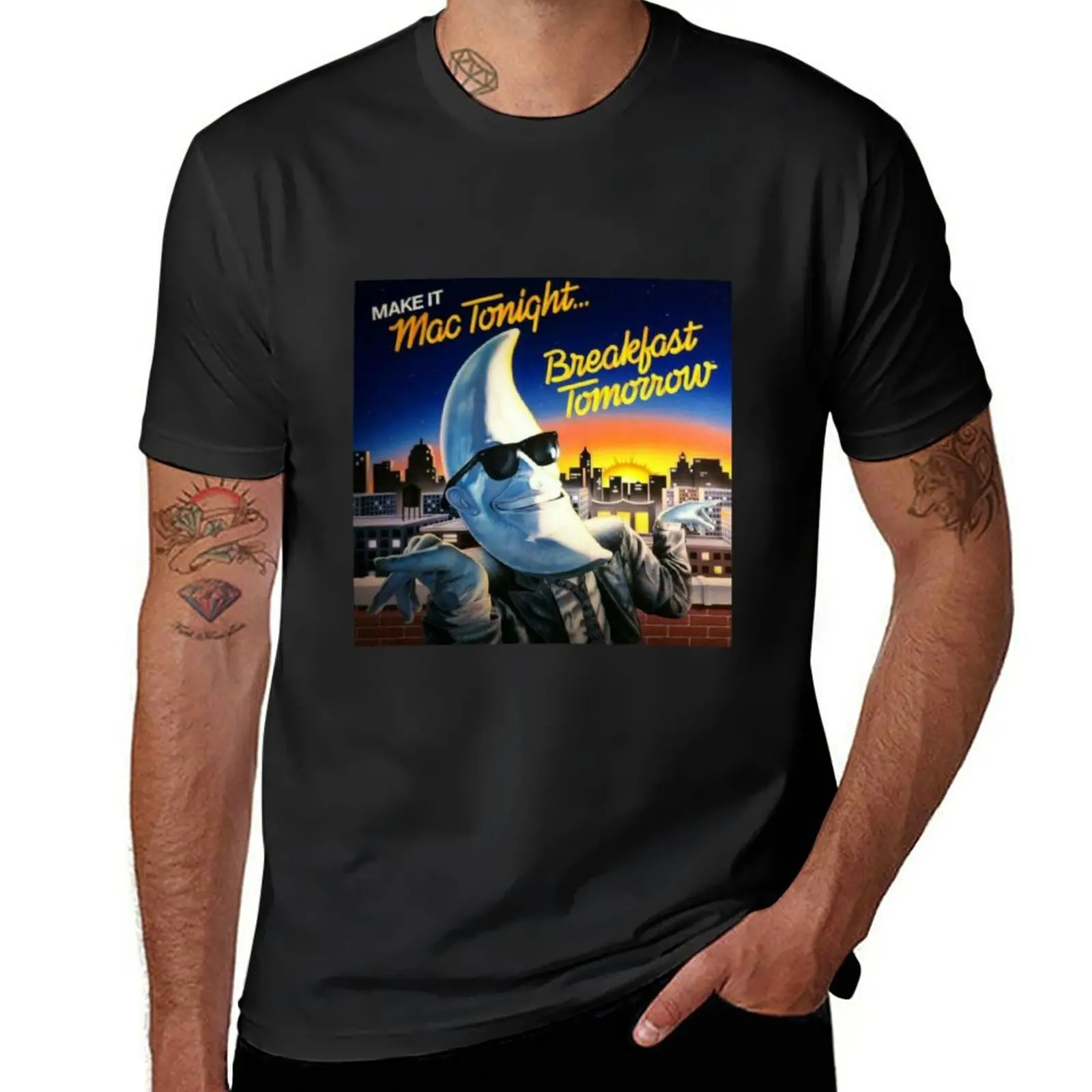 New Make It Mac Tonight - Breakfast Day T-Shirt New Edition T Shirt Camicetta Manica Corta T-Shirt Vintage Da Uomo