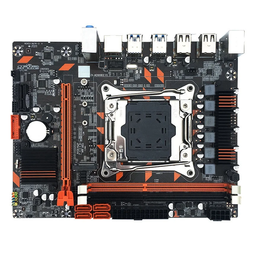 

X99 Computer Motherboard DDR3 Dual Channel Memory LGA2011-3 Pin E5 CPU Supports M.2 Luxury Small Board V3