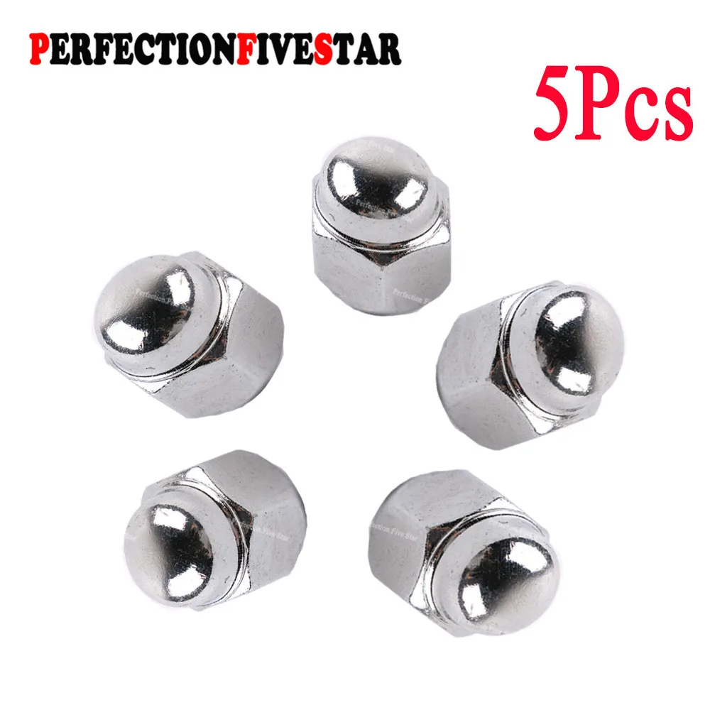 5pcs Wheel Hub Chrome Lug Bolt Nut For Subaru Legacy Impreza Outback