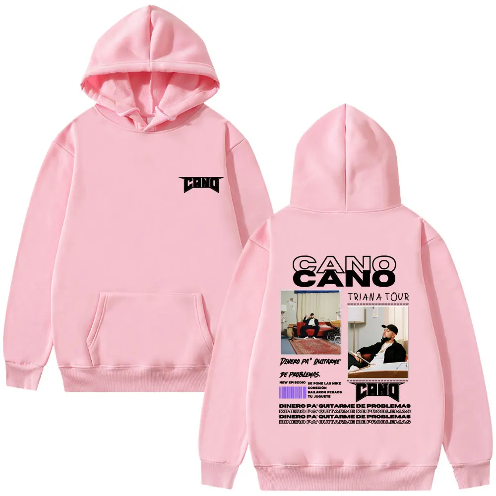 Rapper Cano Triana Tour Album 2025 Hoodies Men Women Fashion Hip Hop Street Sweatshirt Men's Oversized Hoodie Vintage Streetwear 4