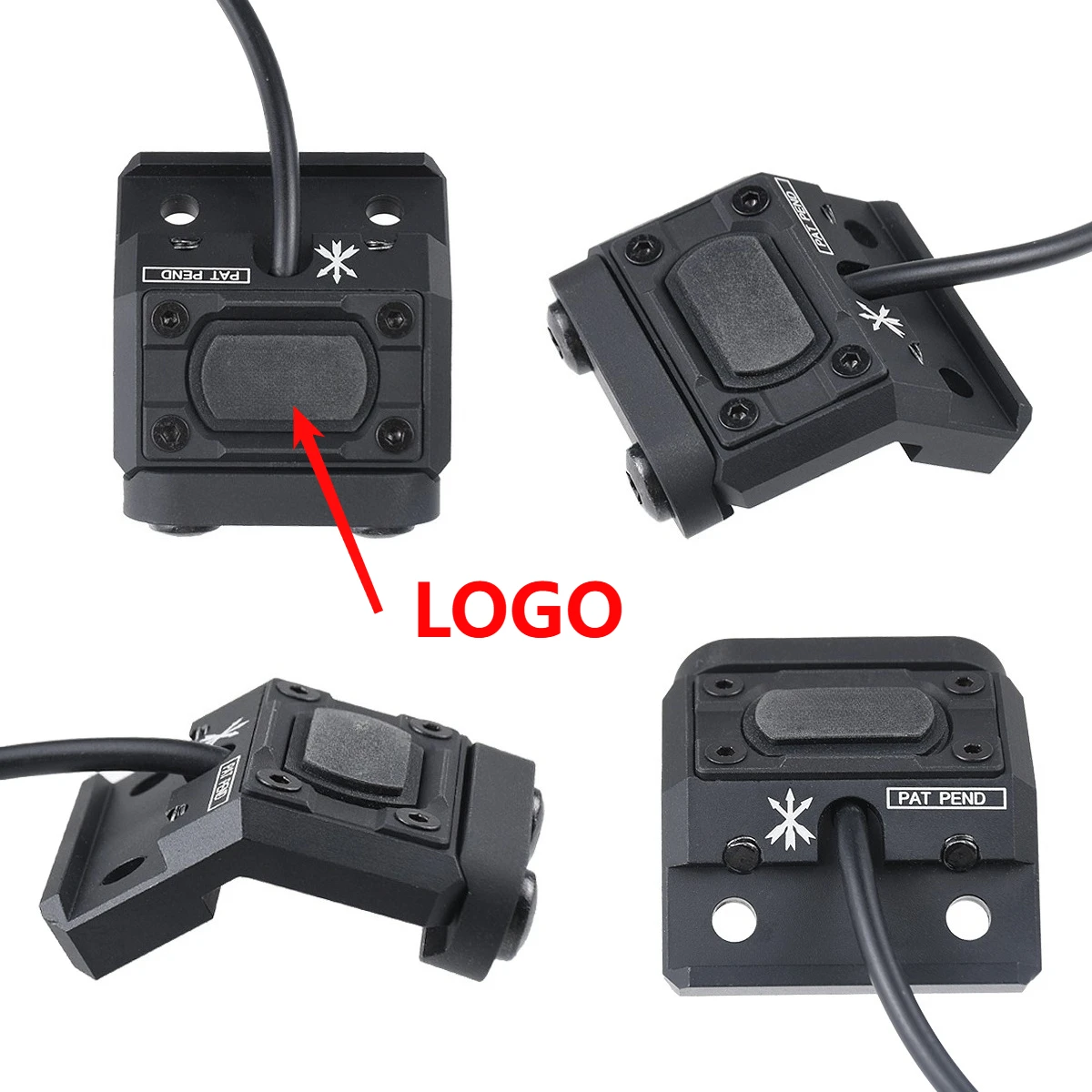 Metal Pressure Remote Switch for Hunting Flashlights