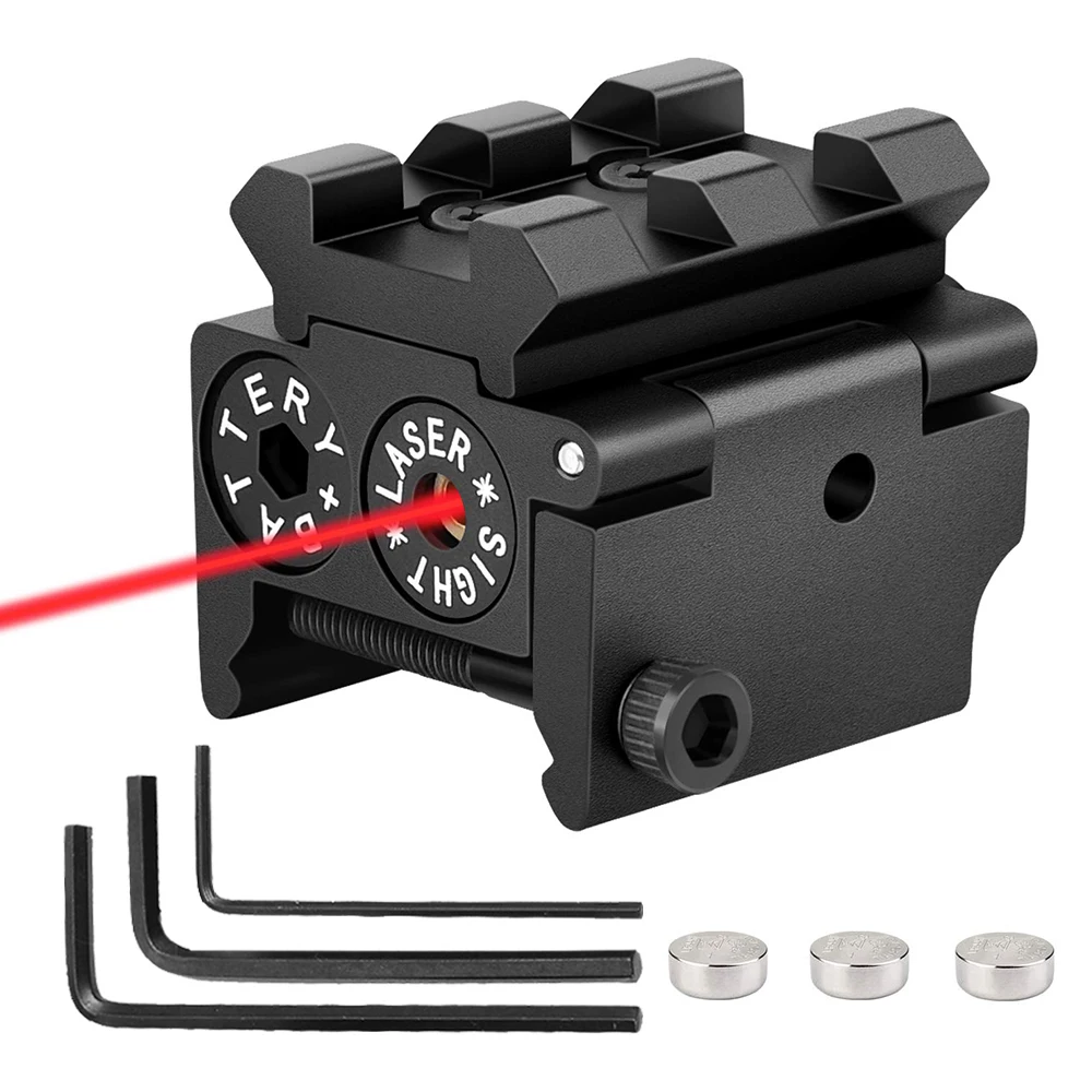 Red Laser Beam Dot Sight Scope for Gun Pistol Picatinny Mounts without