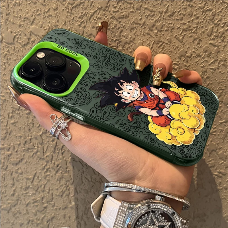 Anime Goku Flying Nimbus Phone Case - Vibrant Design