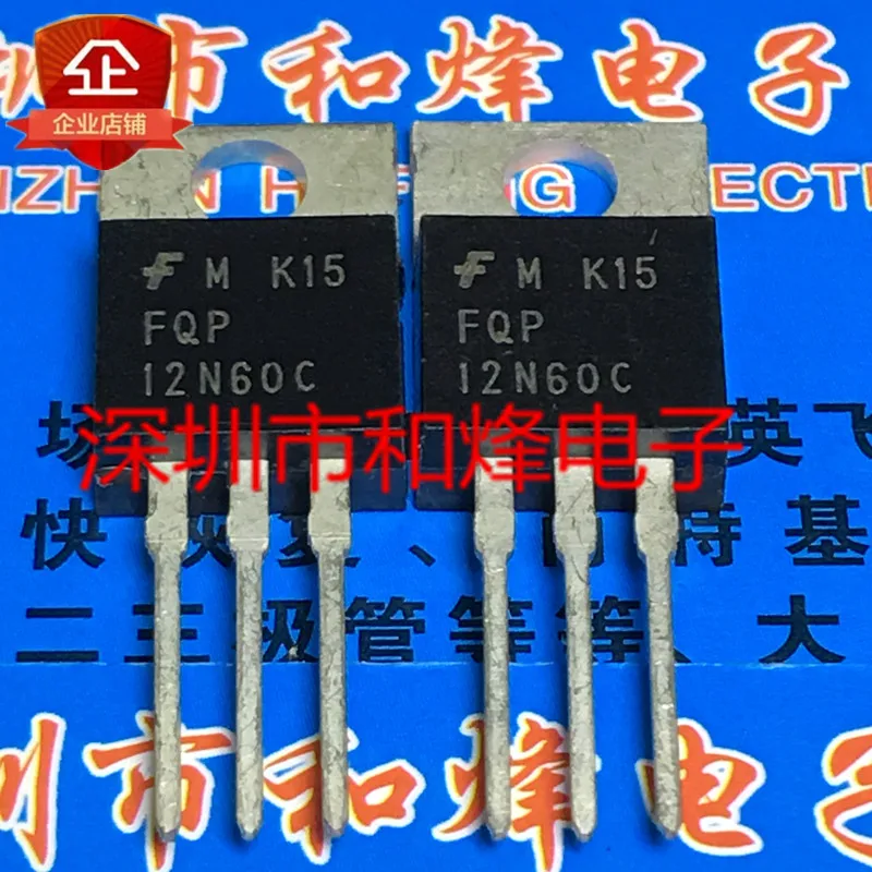 

5 шт.-10 шт. FQP12N60C TO-220 12A 600V Новый и оригинальный на складе