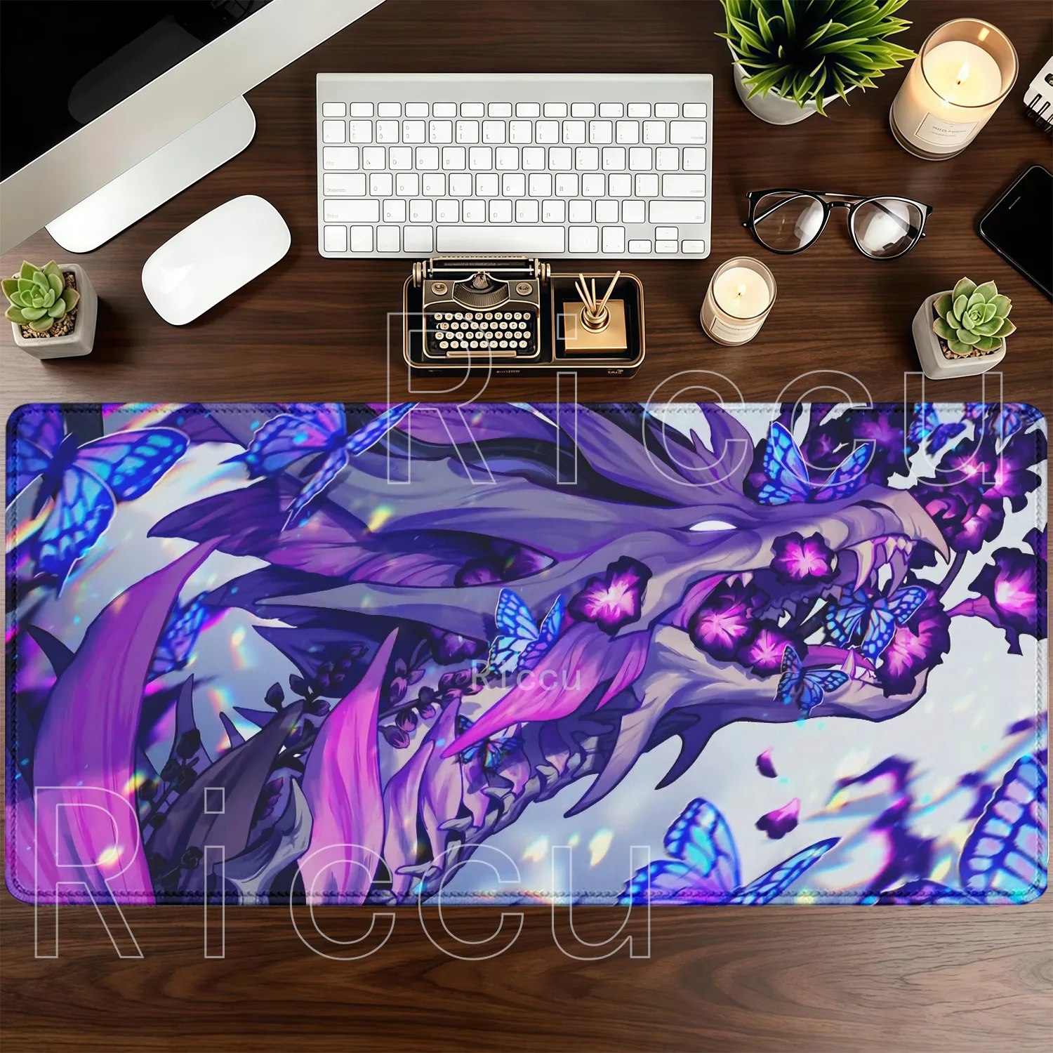 Anime Sexy Girl Large Gaming Mouse Pad with Nonslip Base - HD Printed Desk Mat