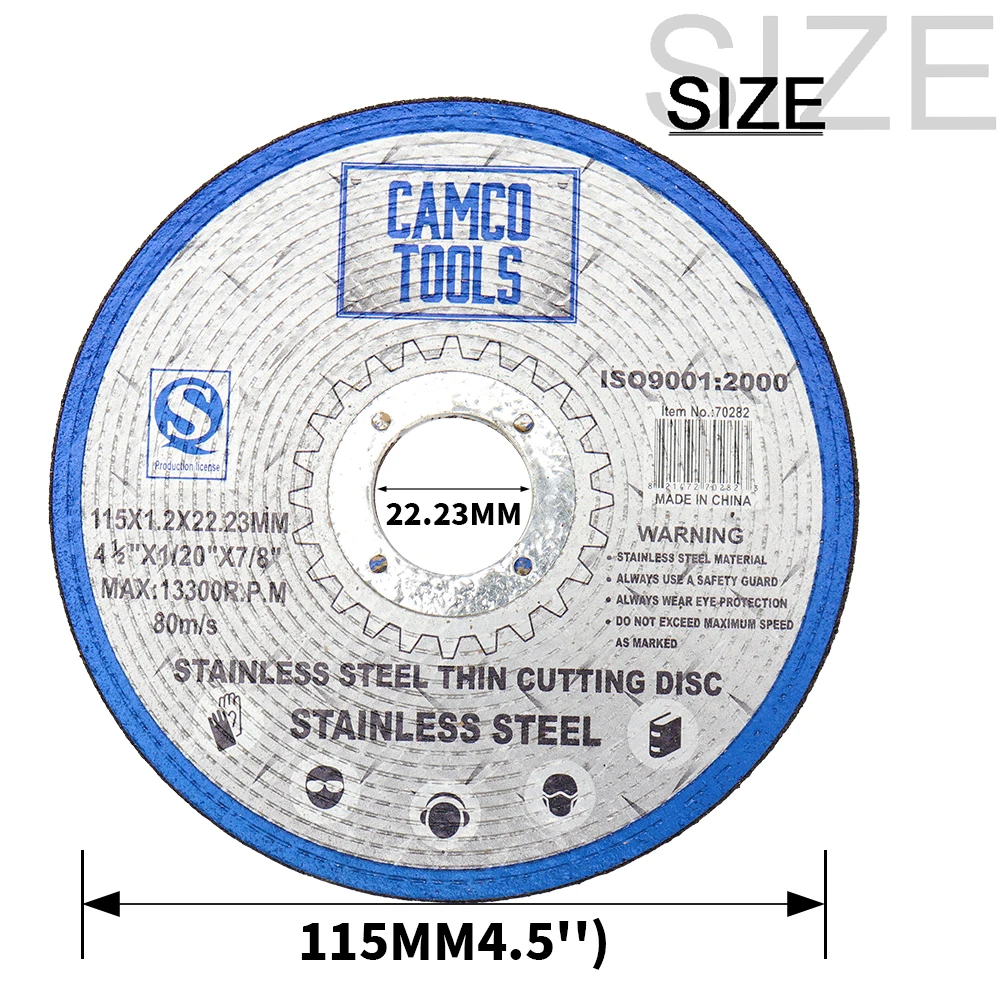 115mm Metal Cutting Disc Resin Grinding Wheel 4.5