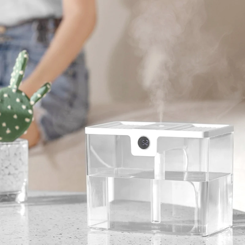 1500ML Electric Humidifier Aroma Air Diffuser Ultra-quiet USB Large Capacity Fogger Humidifiers With Humidity Display Foy Home 3