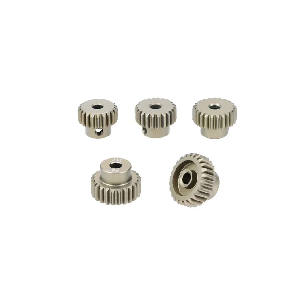 48DP 3,175mm Aluminium Metall Ritzel Motor Getriebe 13T-20T 21T-25T 26T-30T 31T-40T 41T-48T Für 1/10 RC Autos Lkw Drift Modell Motor – Detail 13