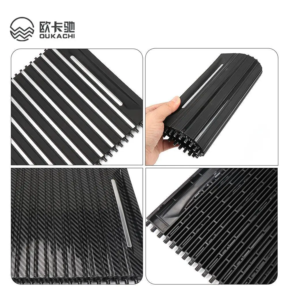 Tenda Avvolgibile Portabicchieri Per BMW X5 X6 E70 E71 E72 2007-2014 - Nero, OEM 51166954943 - Foto 9