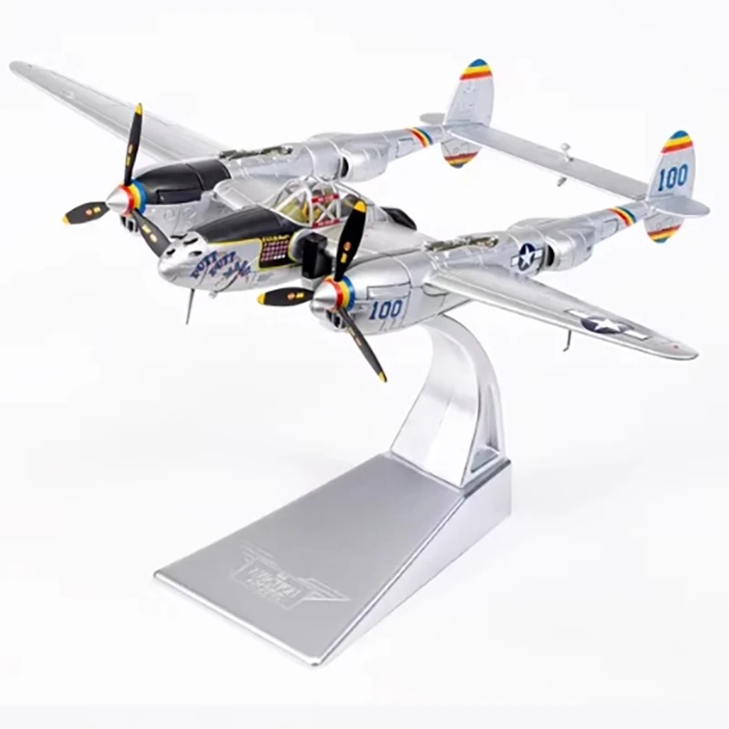 

Diecast 1:72 Scale P-38L Lightning fighter finished aircraft simulation model Static decoration Souvenir gifts for adult boy