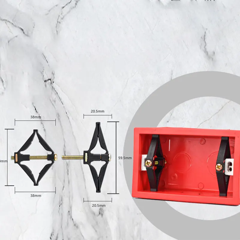 118 Type Switch Socket Bottom Box Repair Screw Broken Old Mounting Box Fast Recovery Simple Installation Without Dismantling