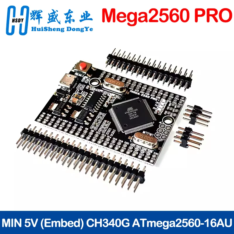 Mega2560 Pro Mini 5V (Incorporato) Ch340G Atmega2560-16Au Con Pinheaders Maschio Compatibile Per Arduino Mega 2560