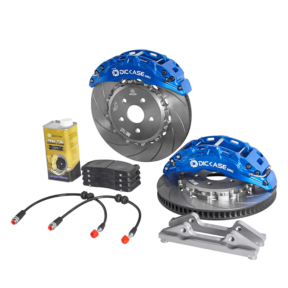 Dicase 레이싱 자동차 빅 브레이크 키트, VW 골프 mk4 gti용, 355x32mm 로터가 있는 6 피스톤 켈리퍼, 새로운 디자인