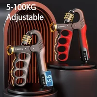 5-100 KG Grip Strength Trainer Wrist Expander Adjustable Resistance Fitness Gym Training Hand Gripper Hand Gripper Exercise 2