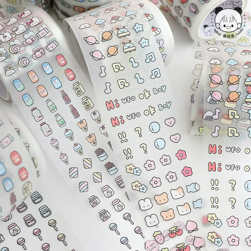 3M Graffiti Hand Tent PET Waterproof Kawaii Tape Colorful Letter Symbols Cute Cartoon Creative Decorative Stickers Material Adhesive Tape Adhesive Tapes Decorative Tape Decoration Tape Decoration Stickers