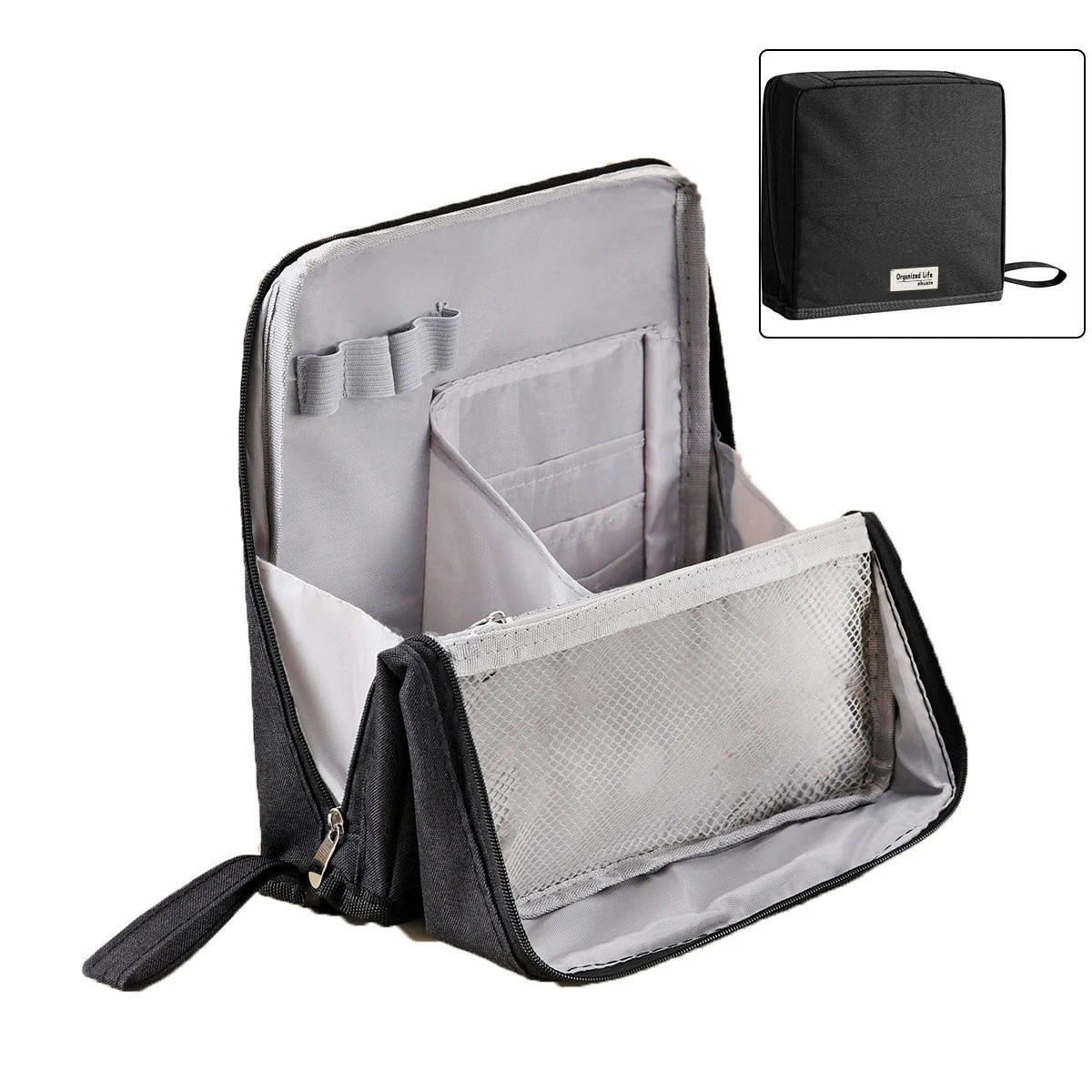 حقيبة مكياج عمودية