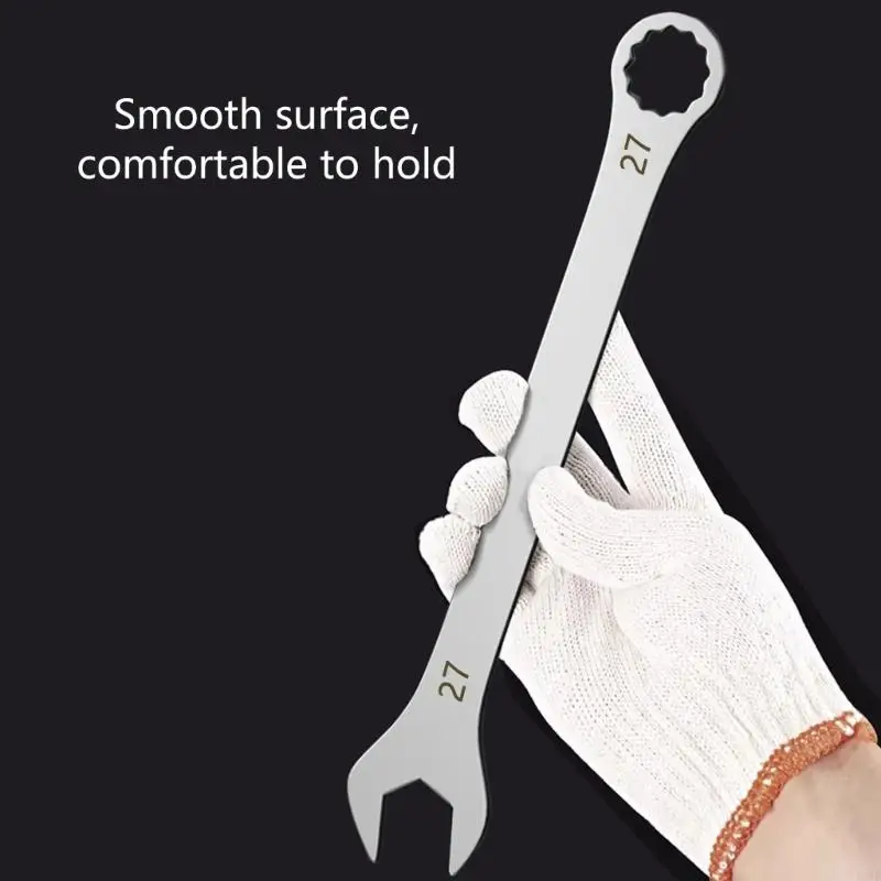 Portable Twin Head Wrench Spanner for Tight Spaces and Confined Environments