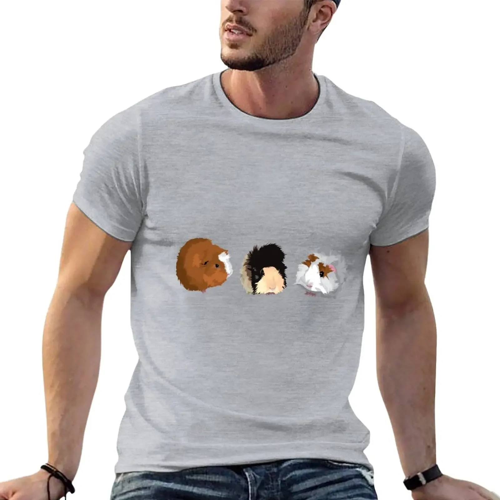 

Guinea Pig T-Shirt plus sizes customs plain slim fit t shirts for men