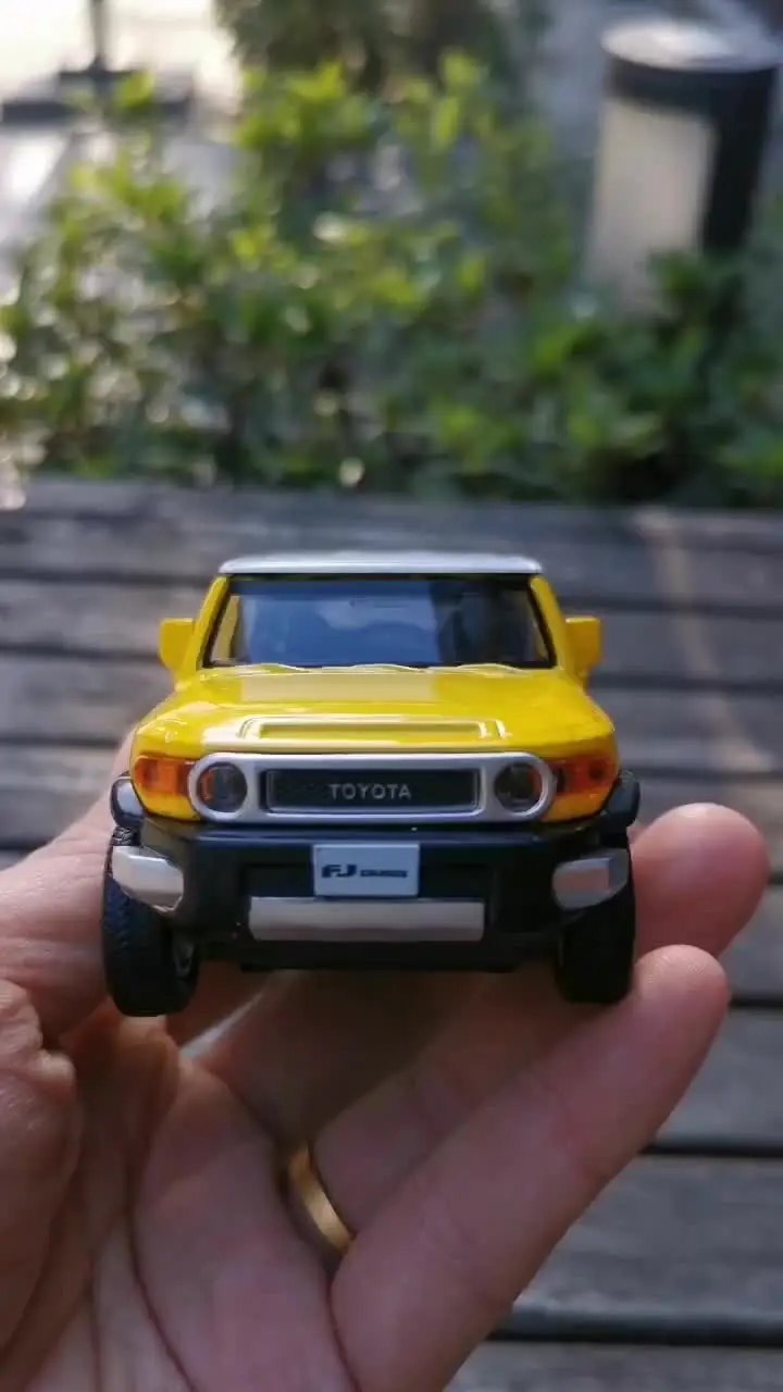 Toyota fjクルーザー合金suv車モデル,ダイキャストおもちゃ,2