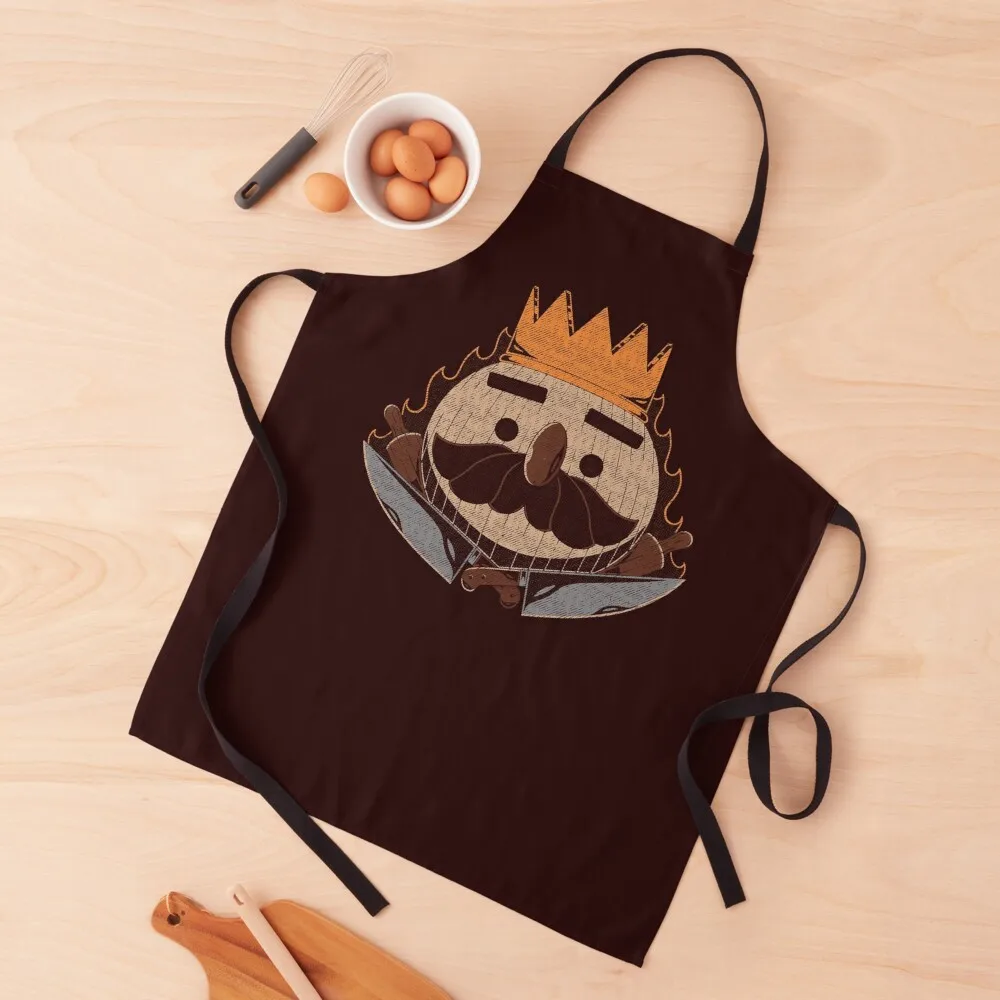 

Onion King Apron Home Utensils Kitchen Front Chef Uniform Women