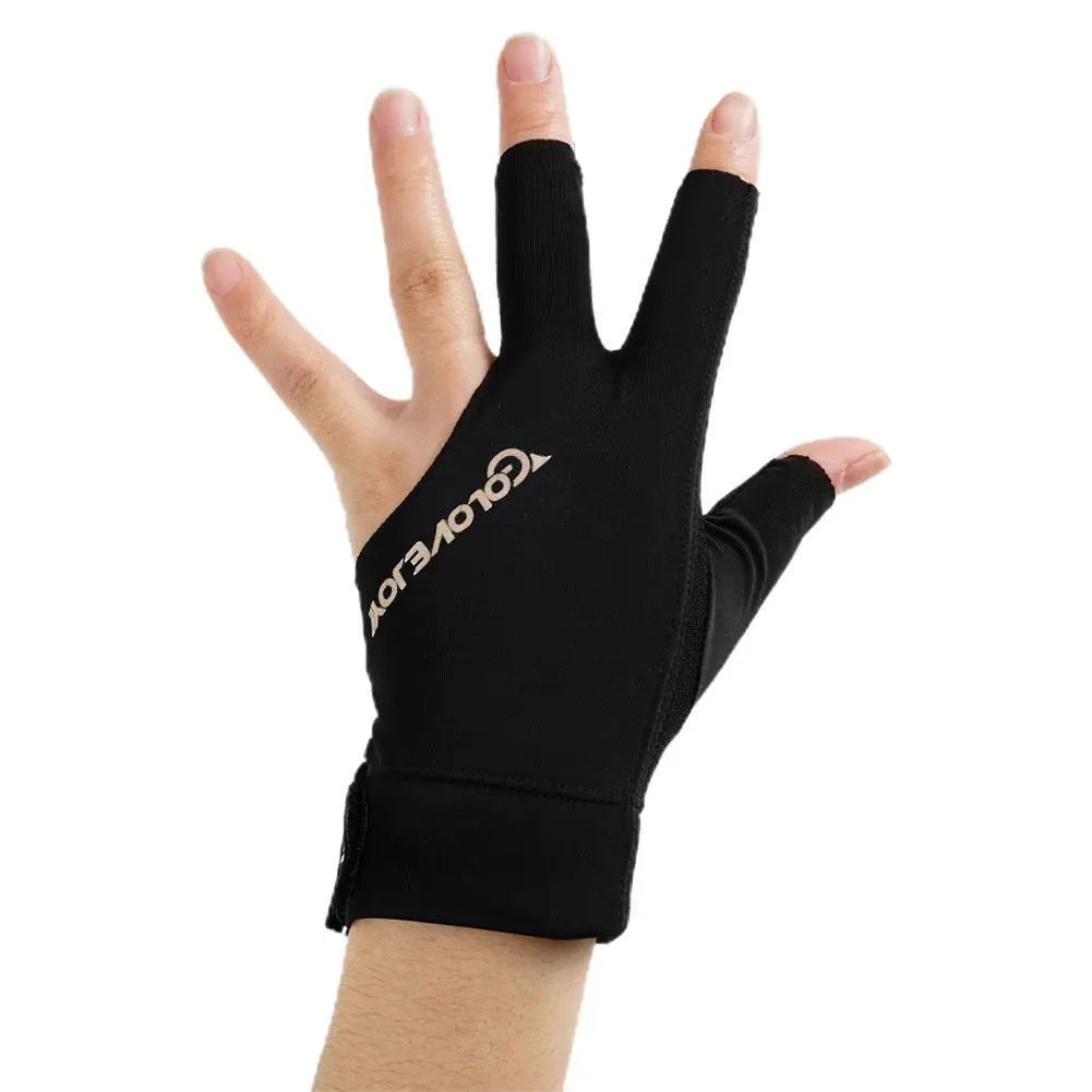 High Quality Billiard Fitness Glove Spandex Snooker Glove 3 Billiard Open Gloves Pool Accessories Cue Fin Z3D4