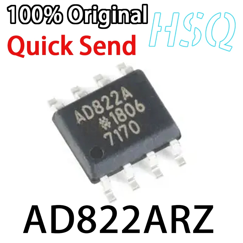 

1PCS AD822AR AD822ARZ AD822 SMT SOP-8 Operational Amplifier Chip IC New Original