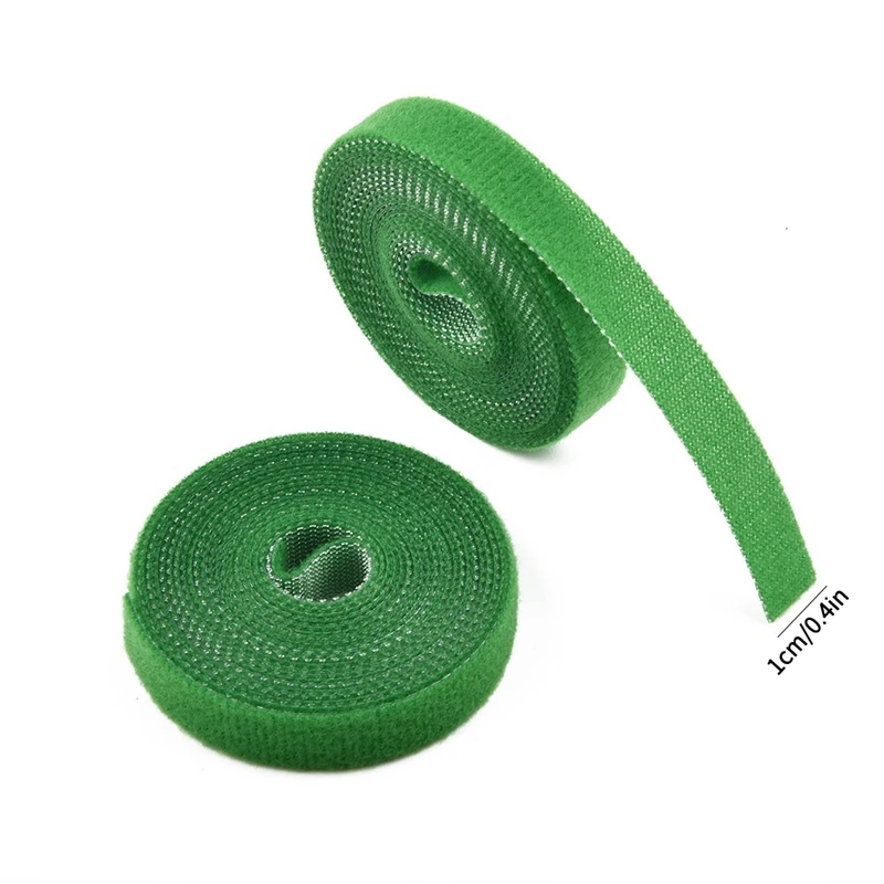 Plant Ties Nylon Tie Plant Bandage Garden Shape Tape Hook Loop Bamboo Cane Wrap Support Garden Accessories 3pcs 2m plant ties