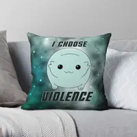 Memory Alpha Moopsy Chooses Violence Square Pillowcase Polyester Linen Velvet Creative Zip Decorative Pillow Case Home Cushion 1