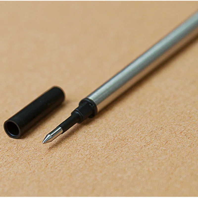 6 pcs/lot high quality beads pen refill ball rolling ball pen refill school office stationery 6