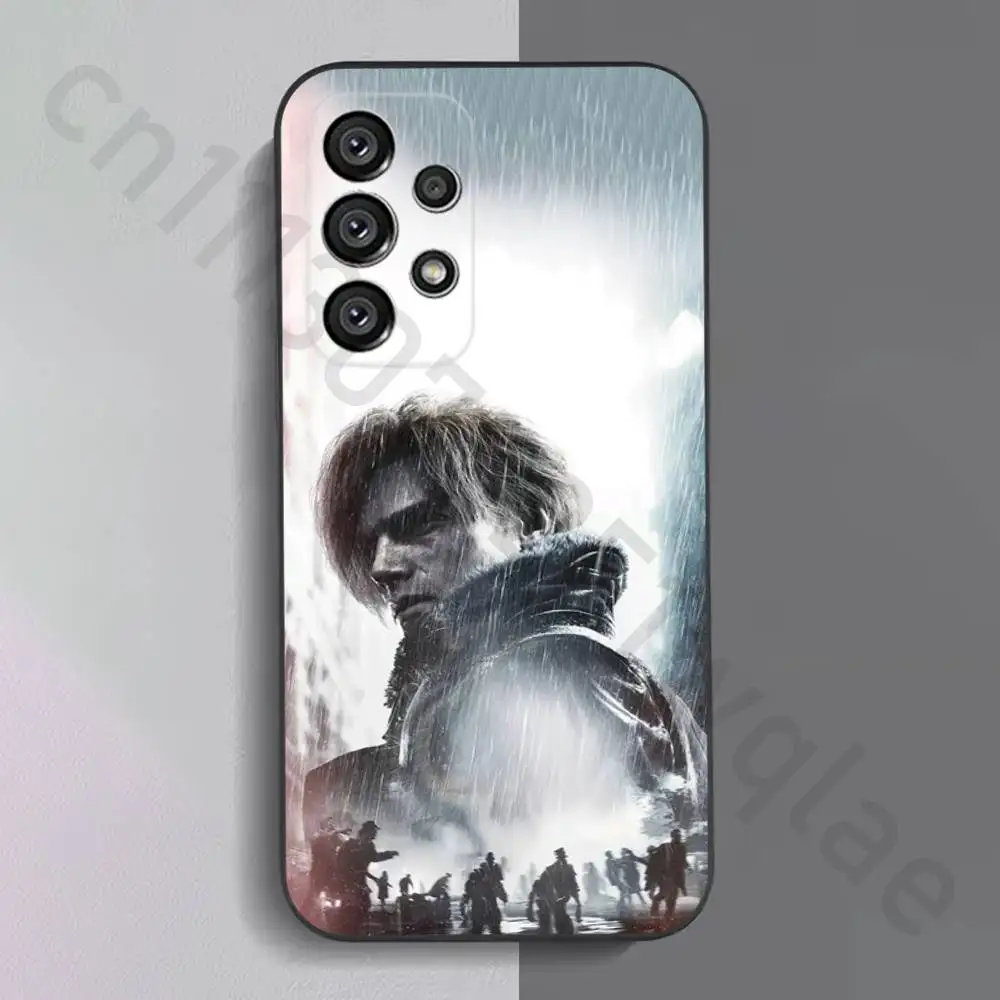 Leon Kennedy Black Soft Shell Phone Case