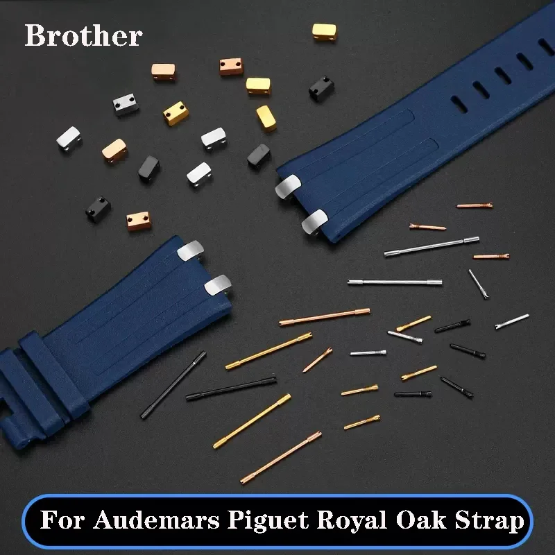 Per Audemars Piguet Royal Oak Strap 41 Dial Steel Head Grain 15400 15500 26331 Acciaio 3.5Mm 4.5Mm Kit Di Conversione Del Collegamento Finale