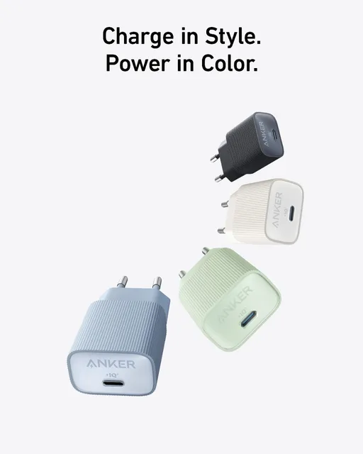 Anker Nano USB C Charger 30 W High-Speed USB C Charger PIQ 3.0 and PPS Fast Charging Power Compatible with iPhone 15/14 - Hình ảnh 5