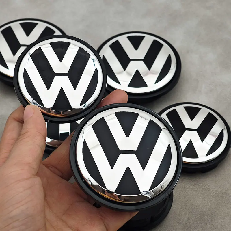 4pcs Car Wheel Hub Caps For VW Golf 4 5 6 Passat Jetta Beetle CC Bora Polo Touareg Tiguan-wheel hub covers,wheel hub caps