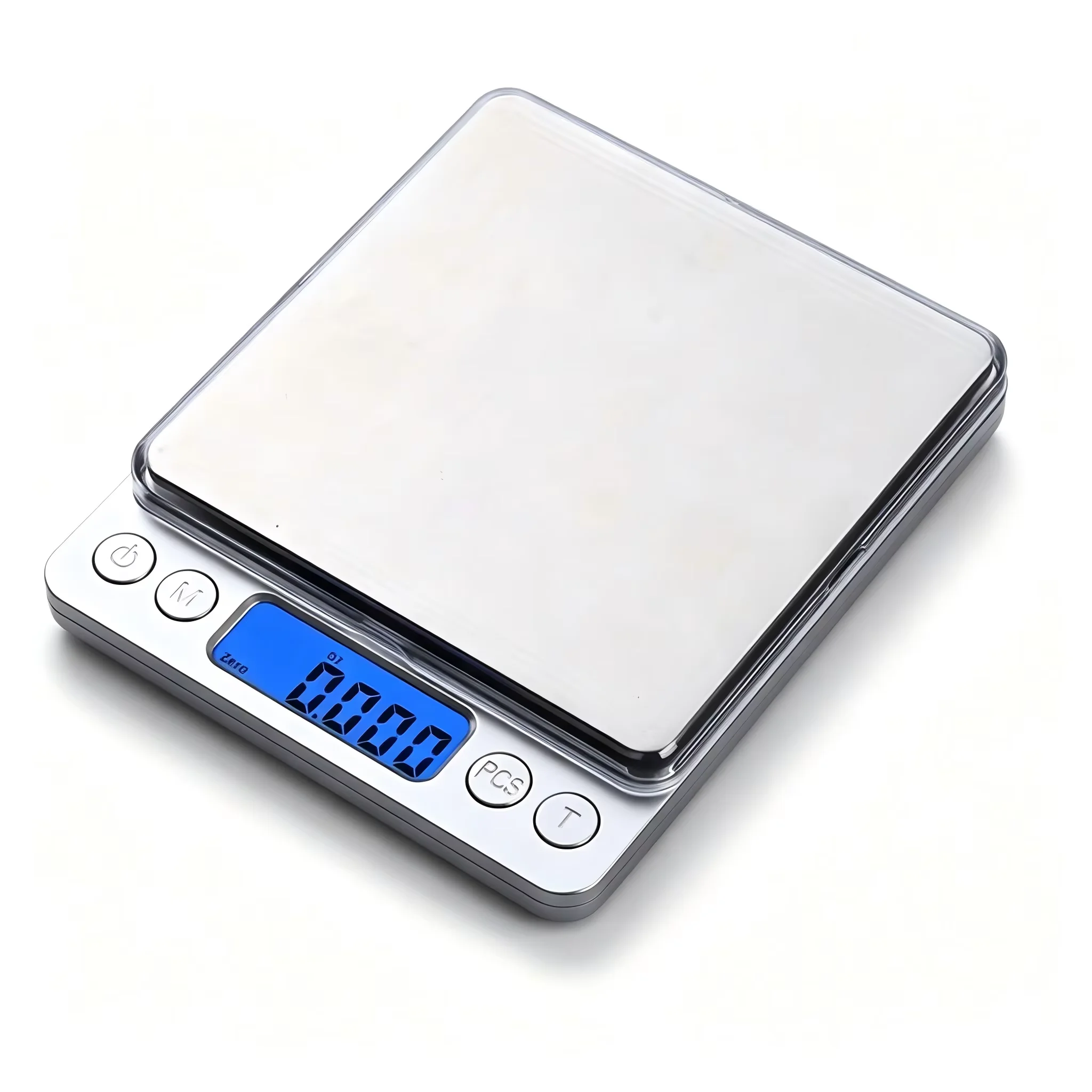 Stainless Steel Digital Kitchen Scale with LCD Display for Precise Cooking and Dieting