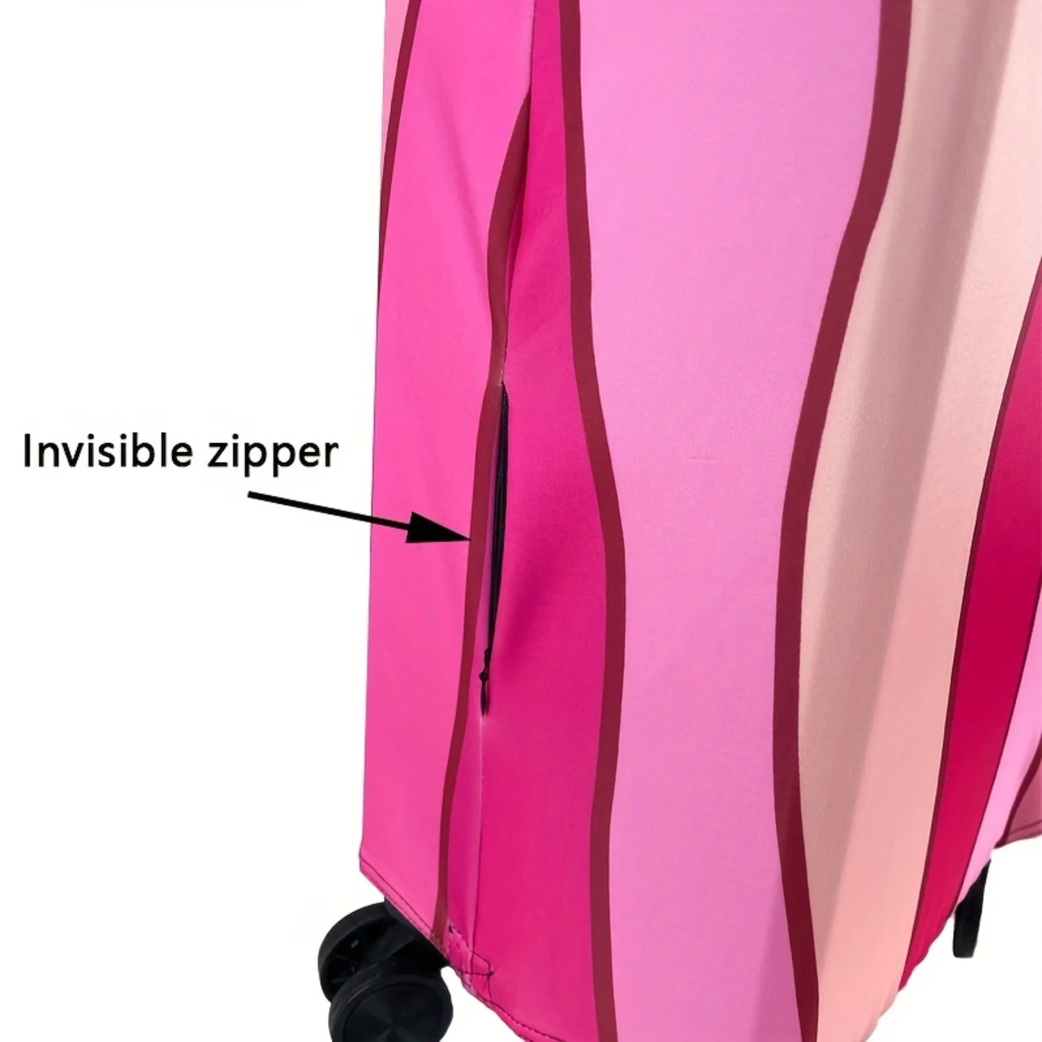 Travel in Style with our Durable Zipper Suitcase Cover-Foldable, Washable and Protective!