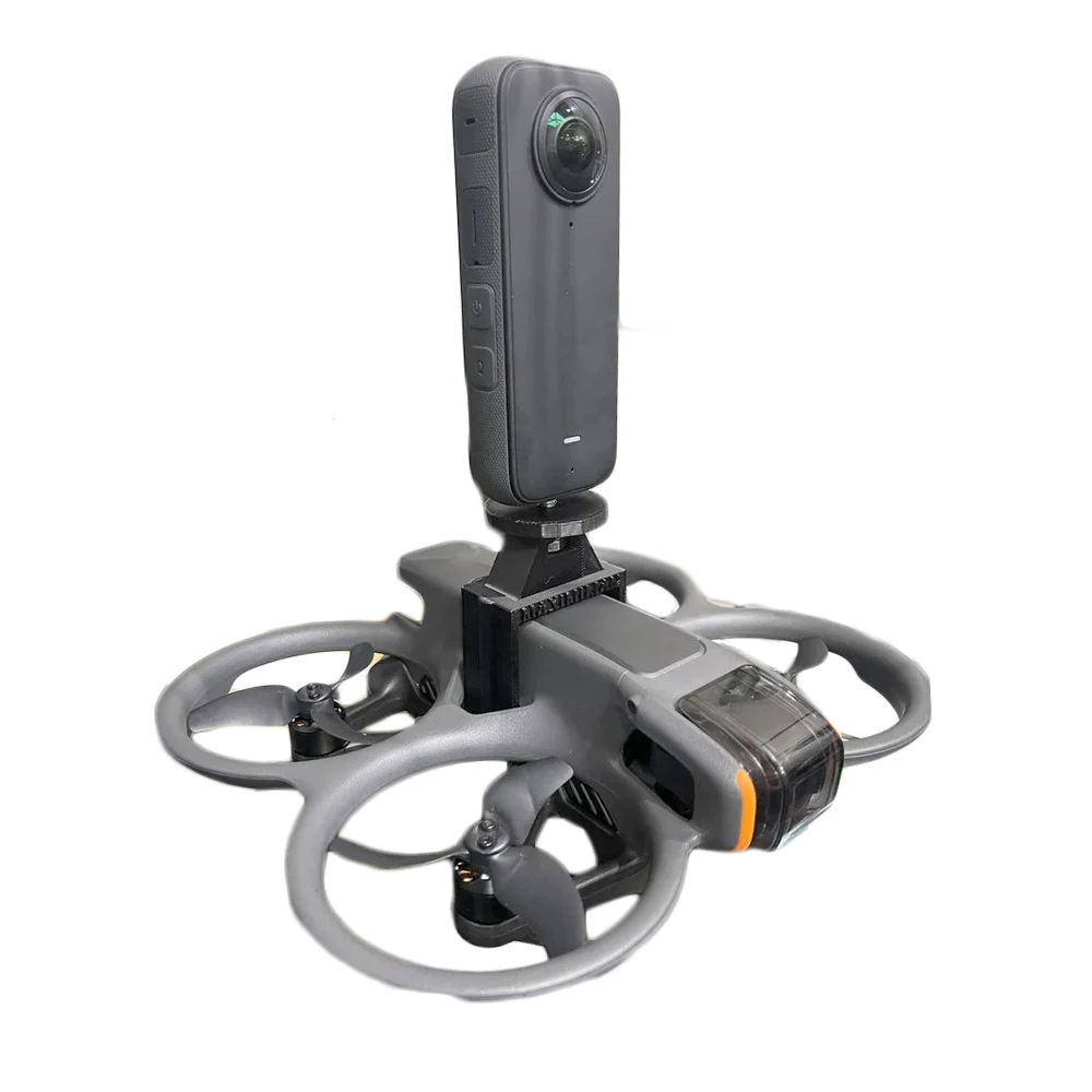 DJI Avata 2 Drone Top Extension Bracket insta360 X3/X4 Port Panoramic Sports Camera Mounting Fixing Adapter Holder