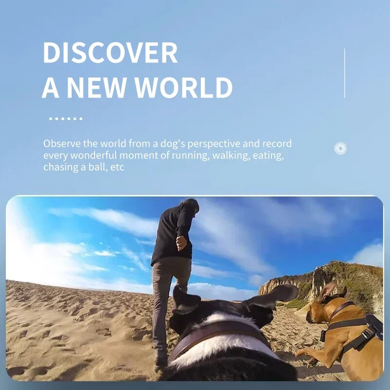 Gopro Hero DJI Action Insta 360 Go3 X2 X3 백 듀얼 카메라 위치 뷰 마운트 애완 동물 관점 스트랩 마운트 용 애완 동물 하네스 마운트