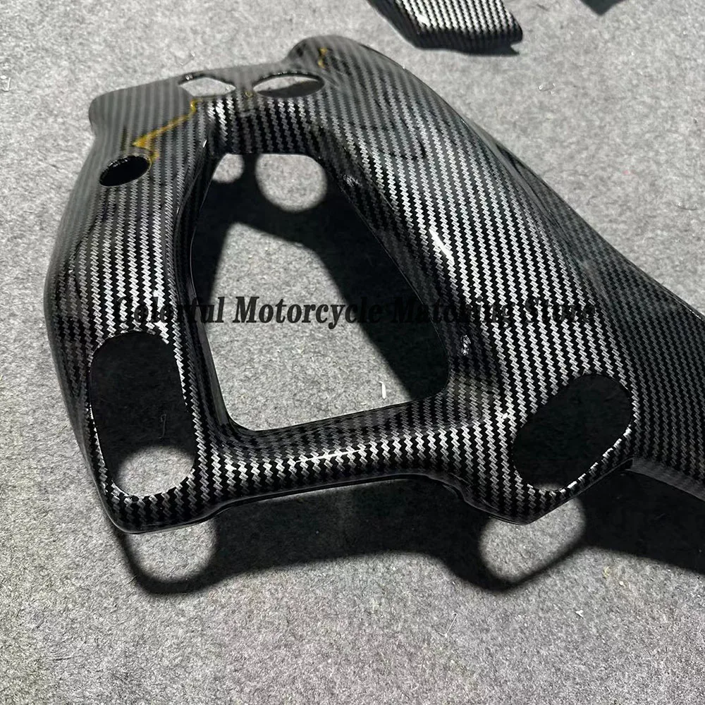 For BMW S1000RR ABS Carbon Fiber Side Rear Frame Cover Water Transfer Printing