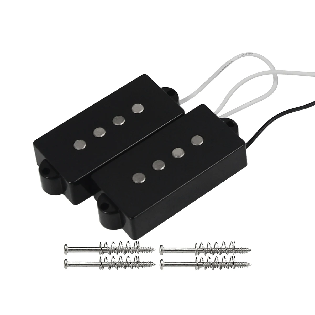 Fleor Pb Pickup Per Basso Elettrico 4 Corde P Pickup Per Basso Alnico 5 Nero