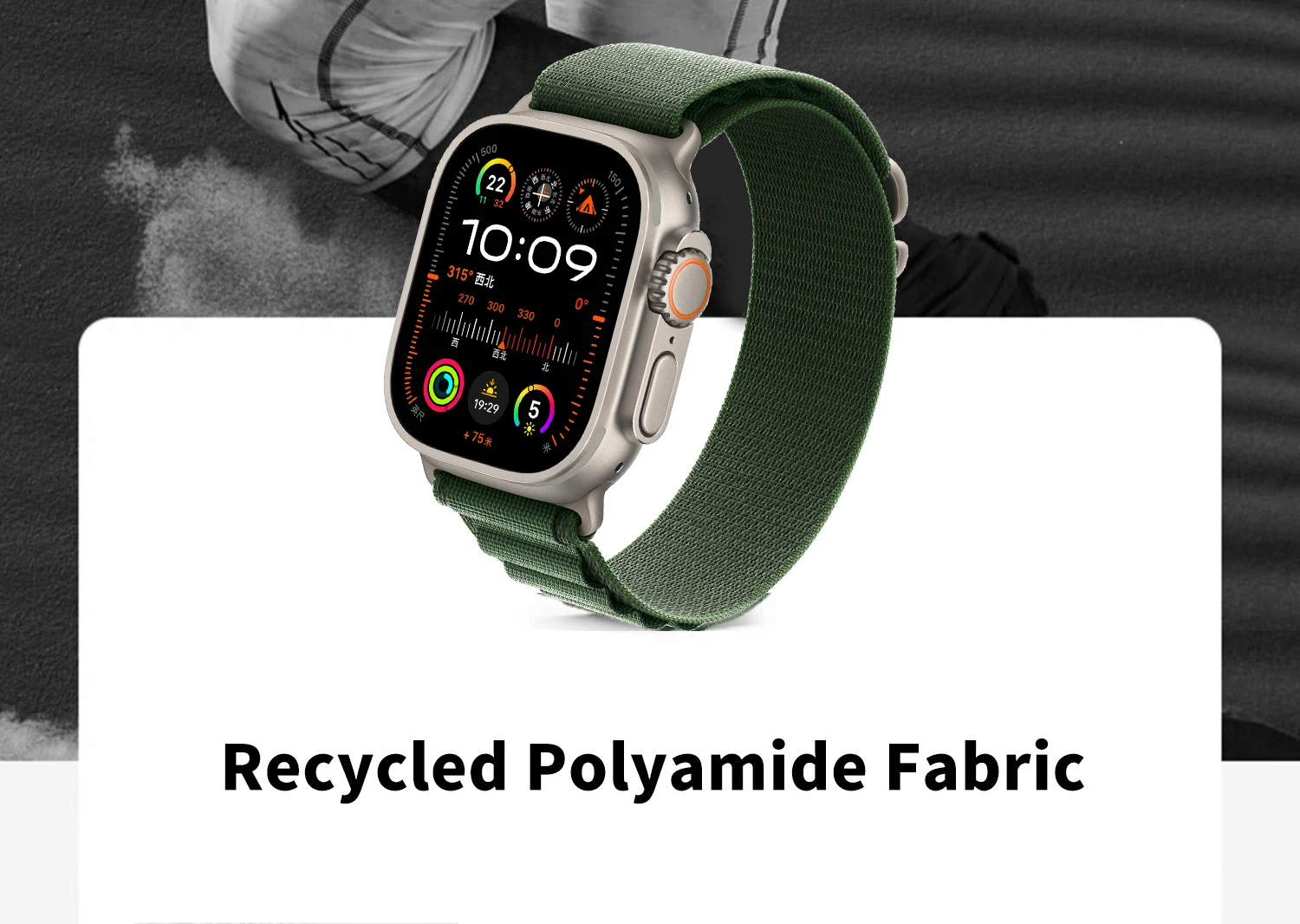 Kebitt New High Quality Nylon Strap Alpine Loop For Apple Watch Series 11 10 9 8 7 6 5 Se 3 Ultra 3 2 Band Iwatch 46mm 45mm 49mm
