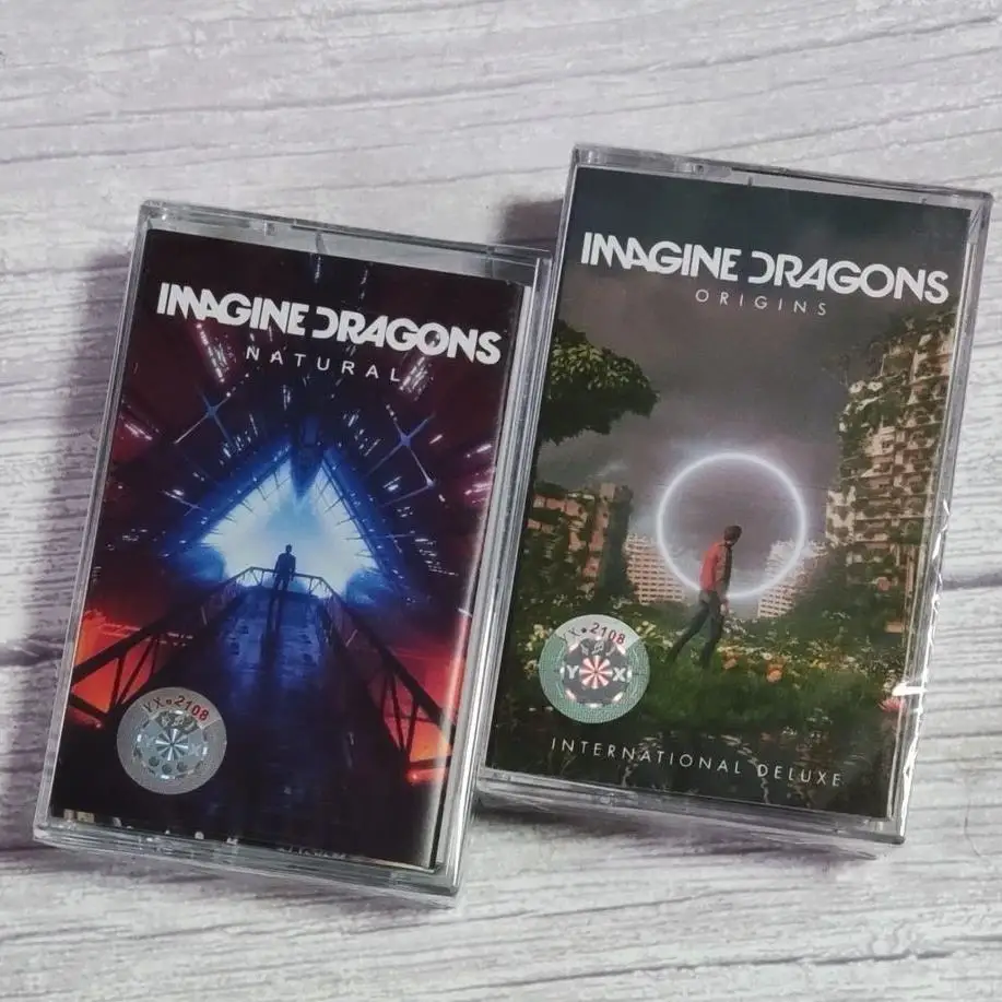 Classic Rock Band Imagine Dragons Music Magnetic Tape Natural Album Cassette Cosplay Soundtracks Box Car Recorder Walkman Tape