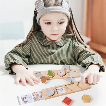 Children Stacking High Blocks Constructor - Wooden Toys 6