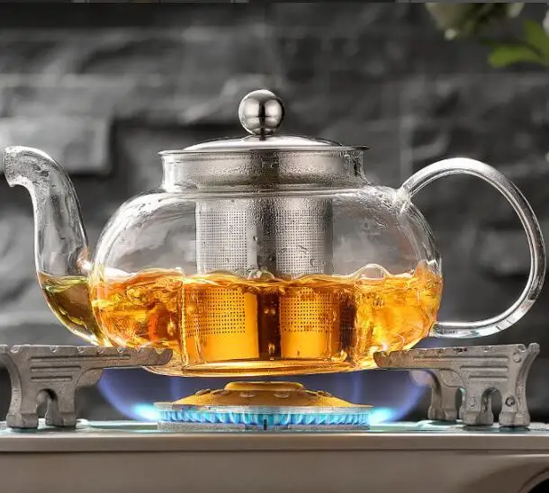 Stainless Steel Tea Pot Drinkware Set Stainless Steel Strainer Teapot