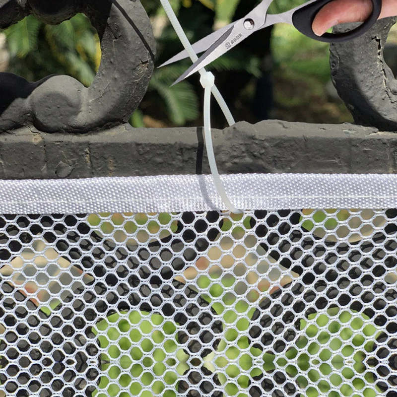 Durable Child Safety Net Multipurpose Bannister Guard Deck Fence Fine Mesh for Balcony Stairs Dog Safety Fence Cage Child Safety Net