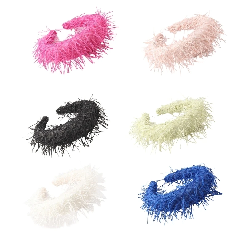 

MXMB Girls Elegant Hair Hoop Eye-catching Lady Hair Headpiece Accessories